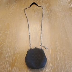 Coach Black Signature Evening Bag